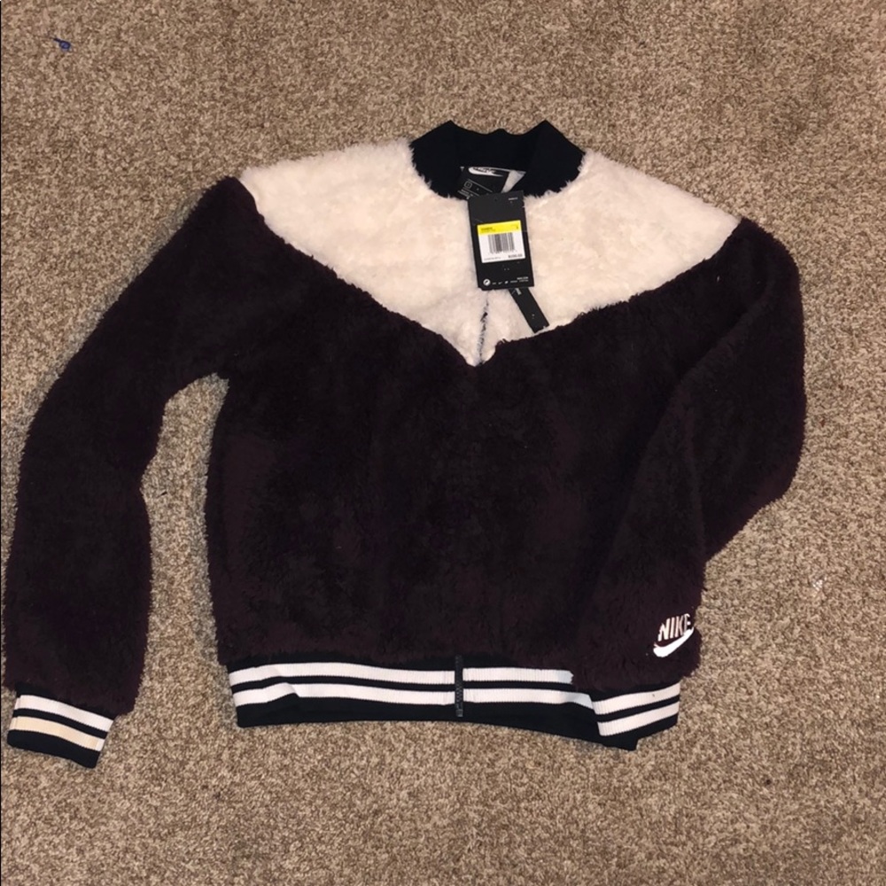 Nike fuzzy full zip